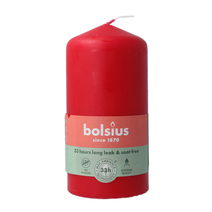 Bolsius Stompkaars 120-58 delicate red 1 Stuks