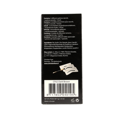 Christian Faye Eyebrow dark brown 3.00 Gram