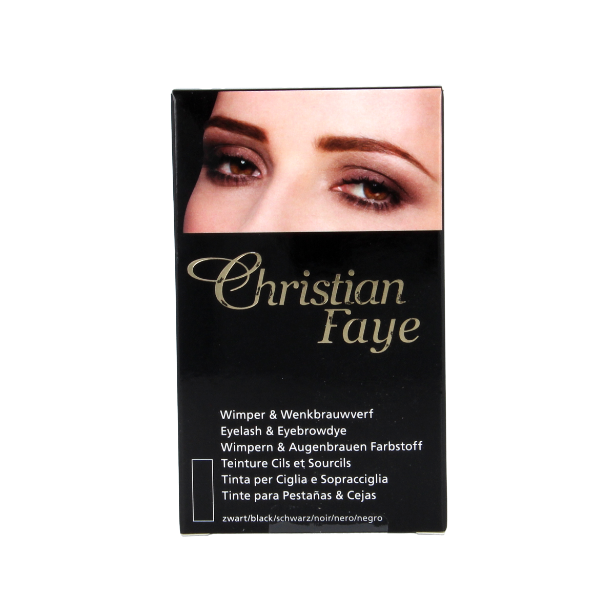 Christian Faye Eyebrow/eyelash dye black 1.00 Stuks