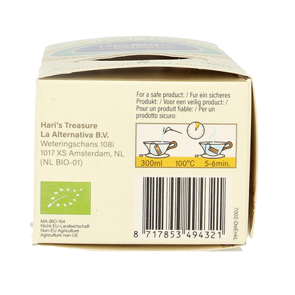 Hari Tea Lemon bal & chamomile sweetheart bio 10 Stuks