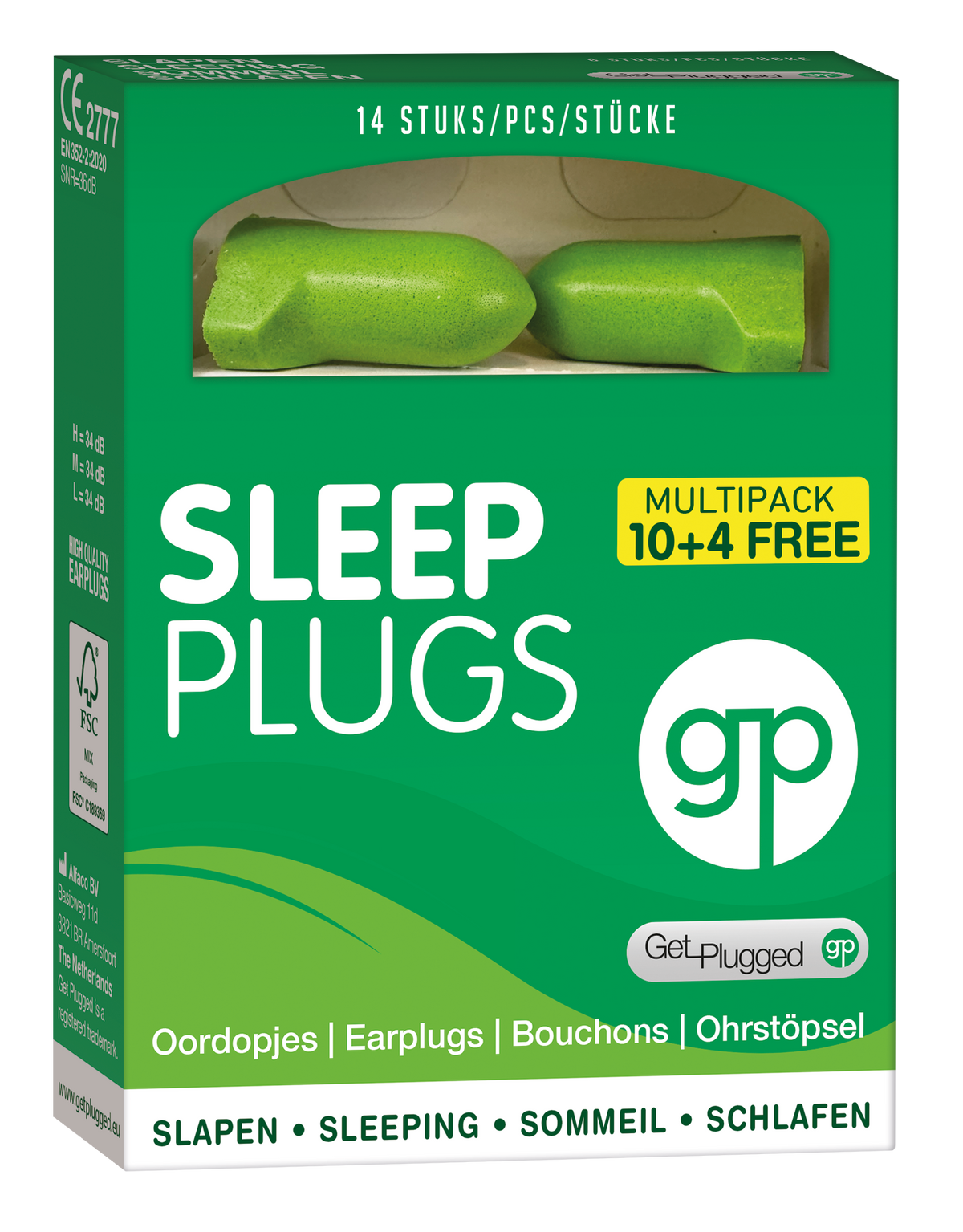 Get Plugged Sleep plugs oordopjes 7.00 Paar