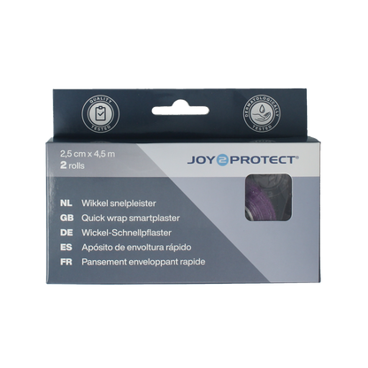 Joy2protect Snelpleisters lila 2.5cm x 4.5m 2.00 Rol