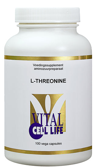 Vital Cell Life Threonine 500mg 100.00 Vegetarische capsules