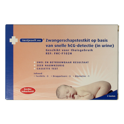 Testjezelf.nu Zwangerschapstest casette 3.00 Stuks
