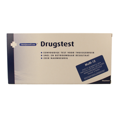 Testjezelf.nu Multidrugtest 12 urine 2.00 Stuks