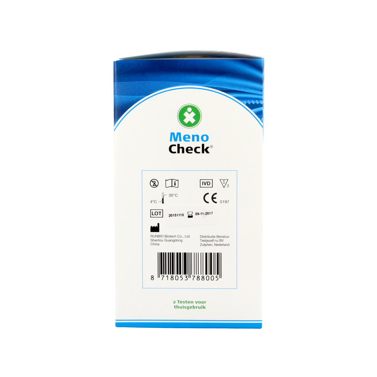 Testjezelf.nu Meno-check menopauze test 2.00 Stuks