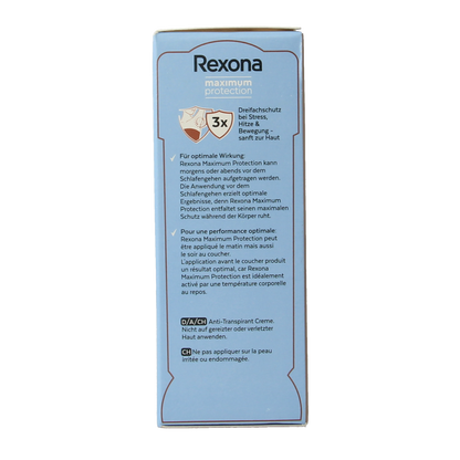 Rexona Deodorant stick woman max prot clean scent 45.00 Milliliter