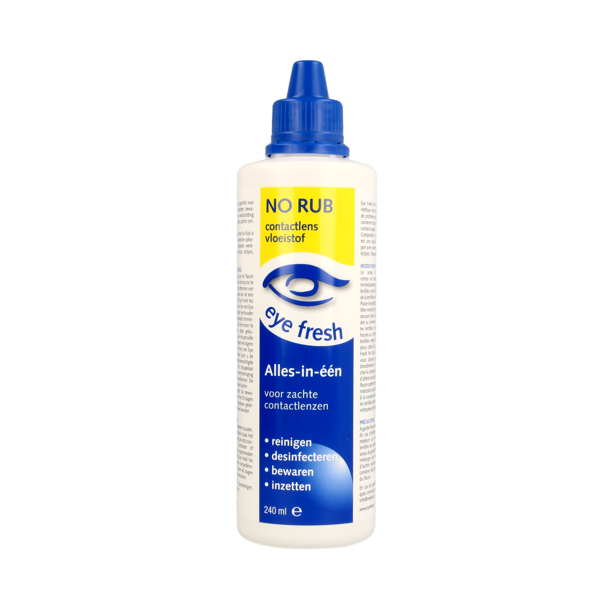 Eyefresh No rub alles-in-1 vloeistof zachte lenzen 240.00 Milliliter