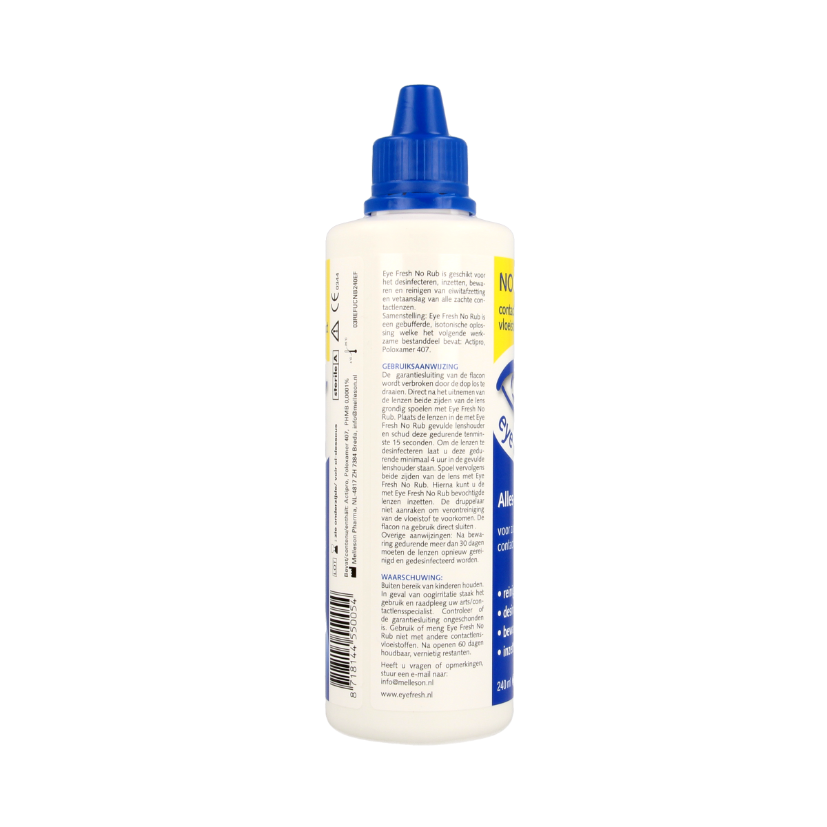 Eyefresh No rub alles-in-1 vloeistof zachte lenzen 240.00 Milliliter