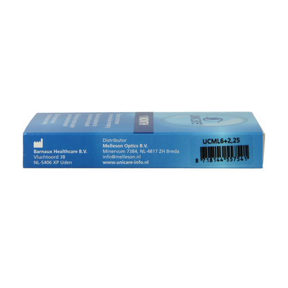 Unicare Maandlenzen +2.25 6.00 Stuks