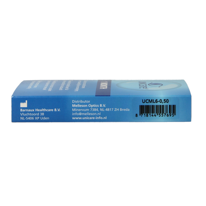 Unicare Maandlenzen -0.50 6.00 Stuks