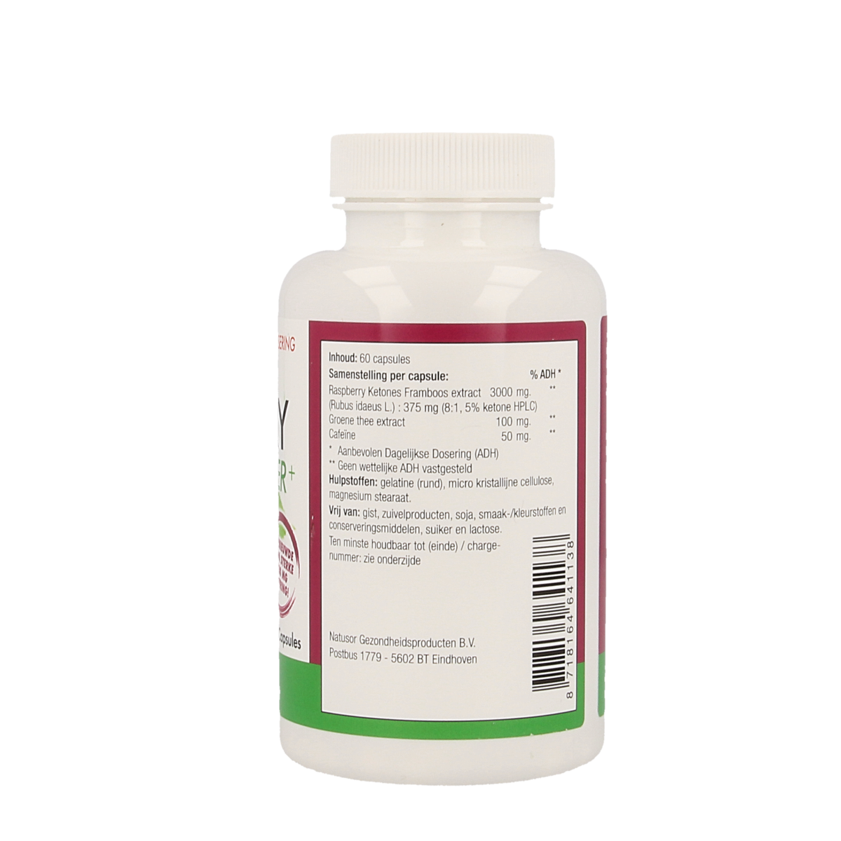 Natusor Raspberry ketone burner 60.00 Capsules