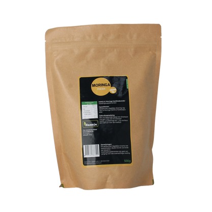 Hanoju Moringa heelbladpoeder 500.00 Gram