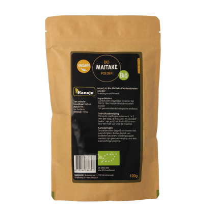 Hanoju Maitake poeder bio 100.00 Gram