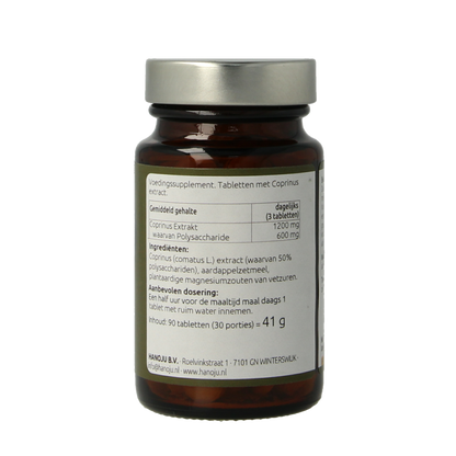 Hanoju Coprinus paddenstoel extract 90 Tabletten
