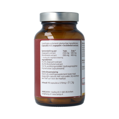 Hanoju Zegepalm & brandnetel extract 90.00 Capsules