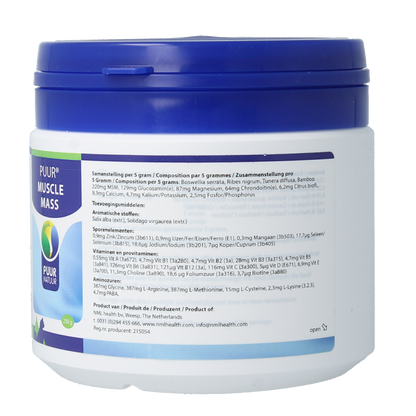 Puur Muscle mass hond / kat 250.00 Gram