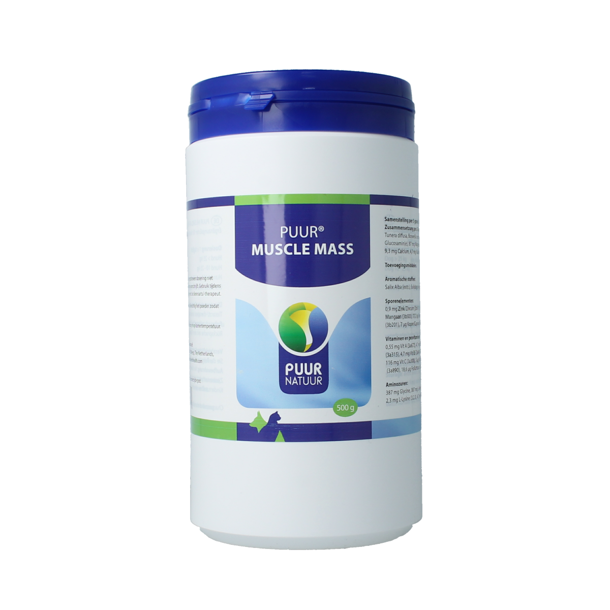 Puur Muscle mass hond/kat 500.00 Gram