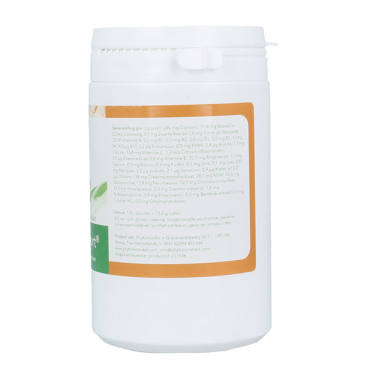 Phytonics Muscle support humaan 120.00 Capsules