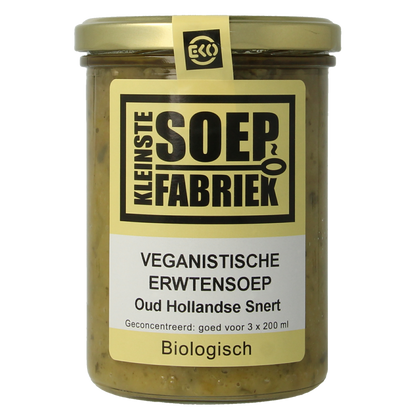 Kleinstesoepfabriek Erwtensoep/snert veganistisch bio 400.00 Milliliter