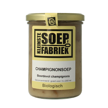 Kleinstesoepfabriek Champignonsoep bio 400.00 Milliliter
