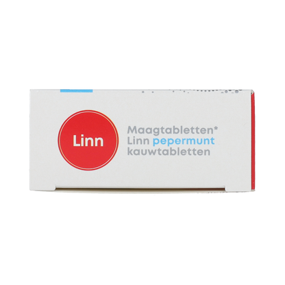Linn Maagtabletten pepermunt 48.00 Kauwtabletten