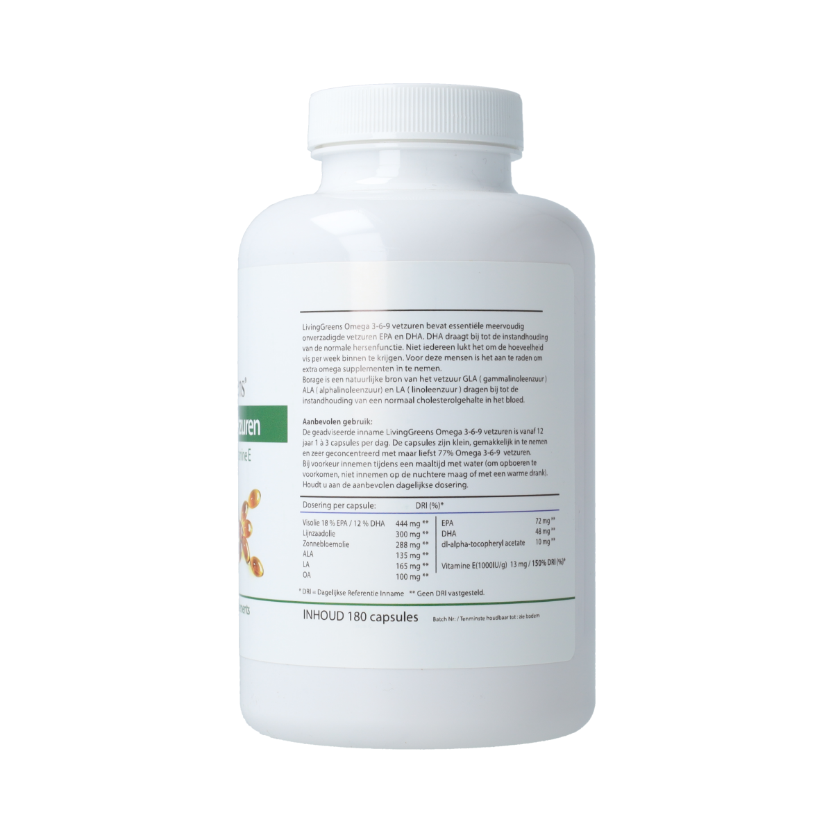 Livinggreens Omega 3-6-9 complex 180.00 Capsules
