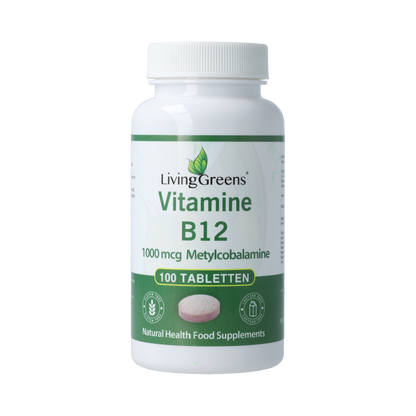 Livinggreens Vitamine B12 methylcobalamine 1000mcg 100.00 Tabletten