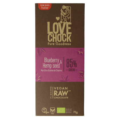 Lovechock Blueberry hempseed bio 70.00 Gram