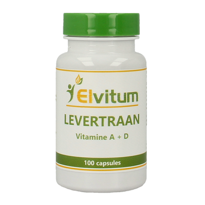 Elvitum  Levertraan A D3 100.00 Capsules