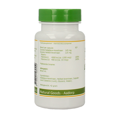 Elvitum  Levertraan A D3 100.00 Capsules