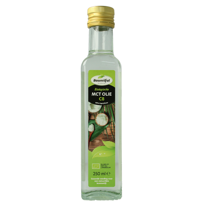 Bountiful Mct olie coconut pure - 99% caprylic bio 250.00 Milliliter