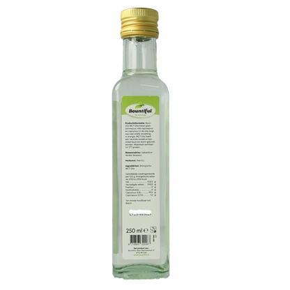 Bountiful Mct olie coconut pure - 99% caprylic bio 250.00 Milliliter