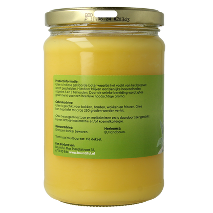 Bountiful Ghee boter bio 500.00 Gram