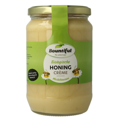 Bountiful Honing weidebloemen creme bio 900.00 Gram