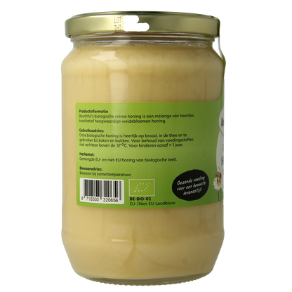 Bountiful Honing weidebloemen creme bio 900.00 Gram