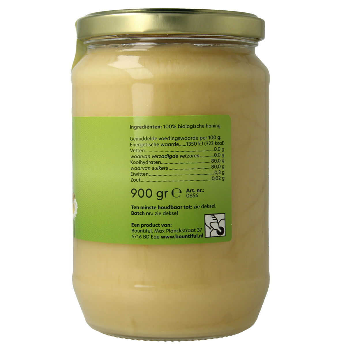 Bountiful Honing weidebloemen creme bio 900.00 Gram