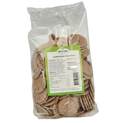 Bountiful Sesame pepper cracker 200.00 Gram