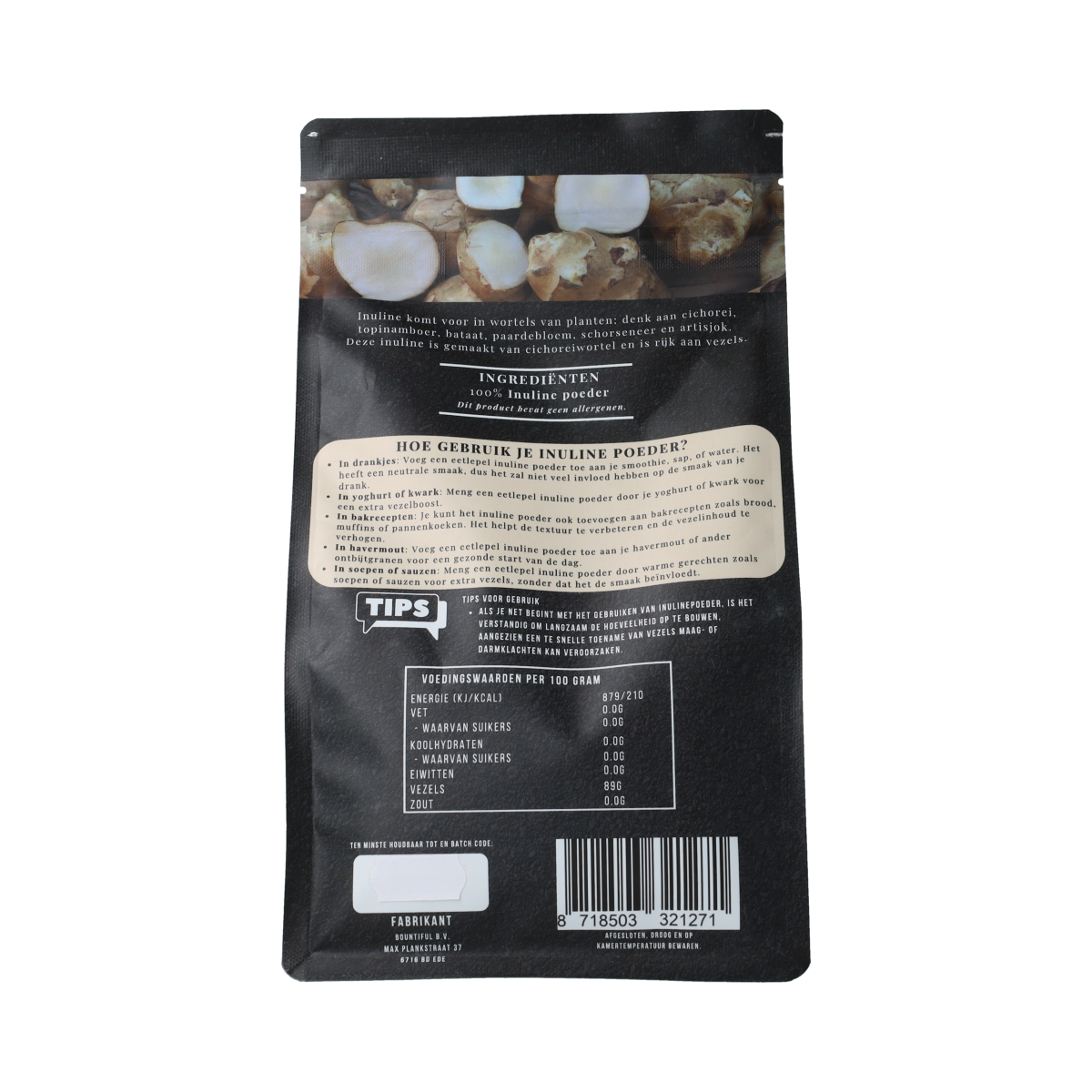 Bountiful Inuline poeder 500.00 Gram