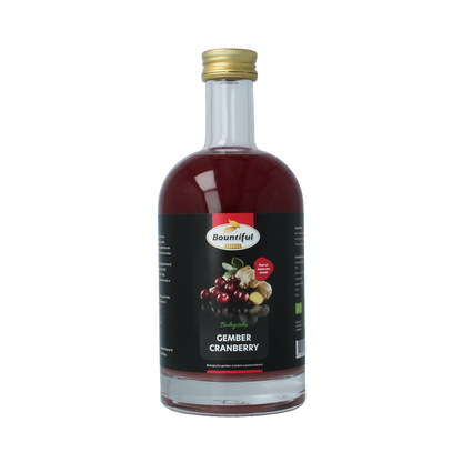 Bountiful select Gember sap cranberry bio 500.00 Milliliter