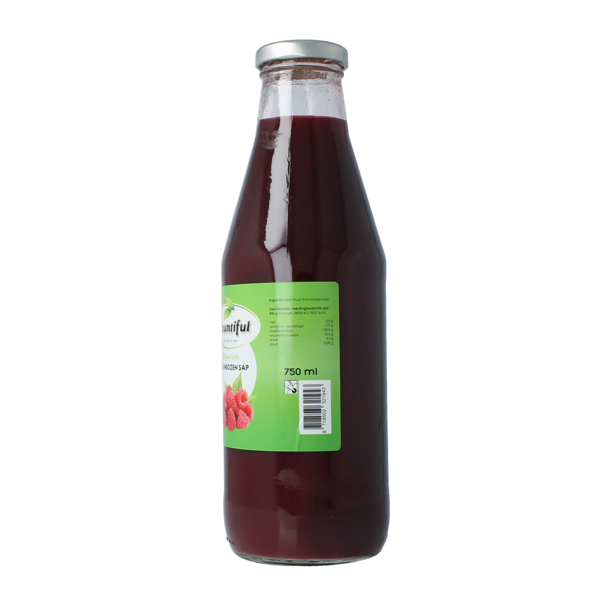 Bountiful Oer frambozensap 750.00 Milliliter