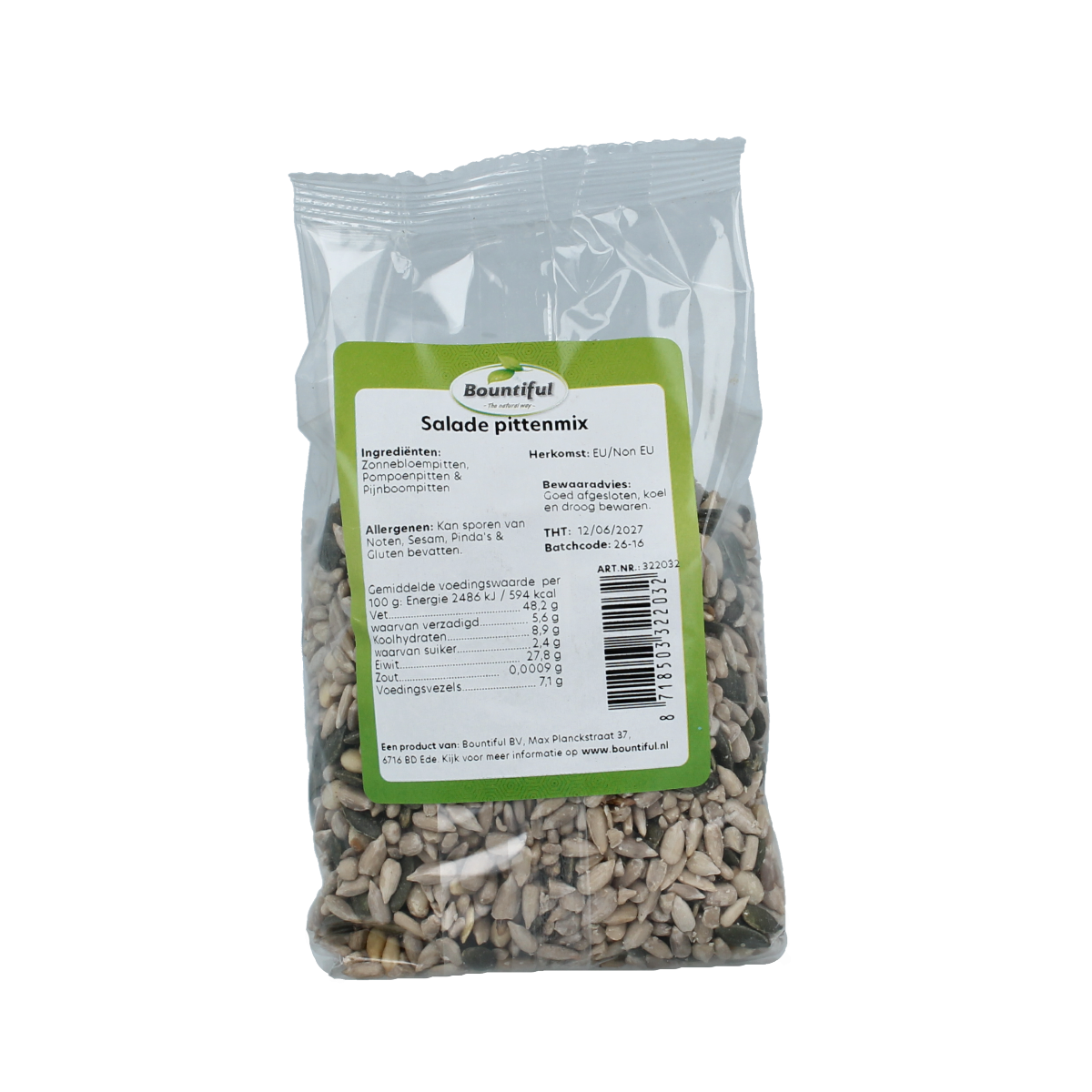 Bountiful Salade pittenmix 250.00 Gram