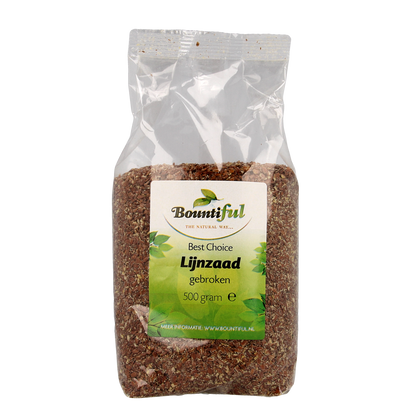 Bountiful Lijnzaad gebroken 500.00 Gram