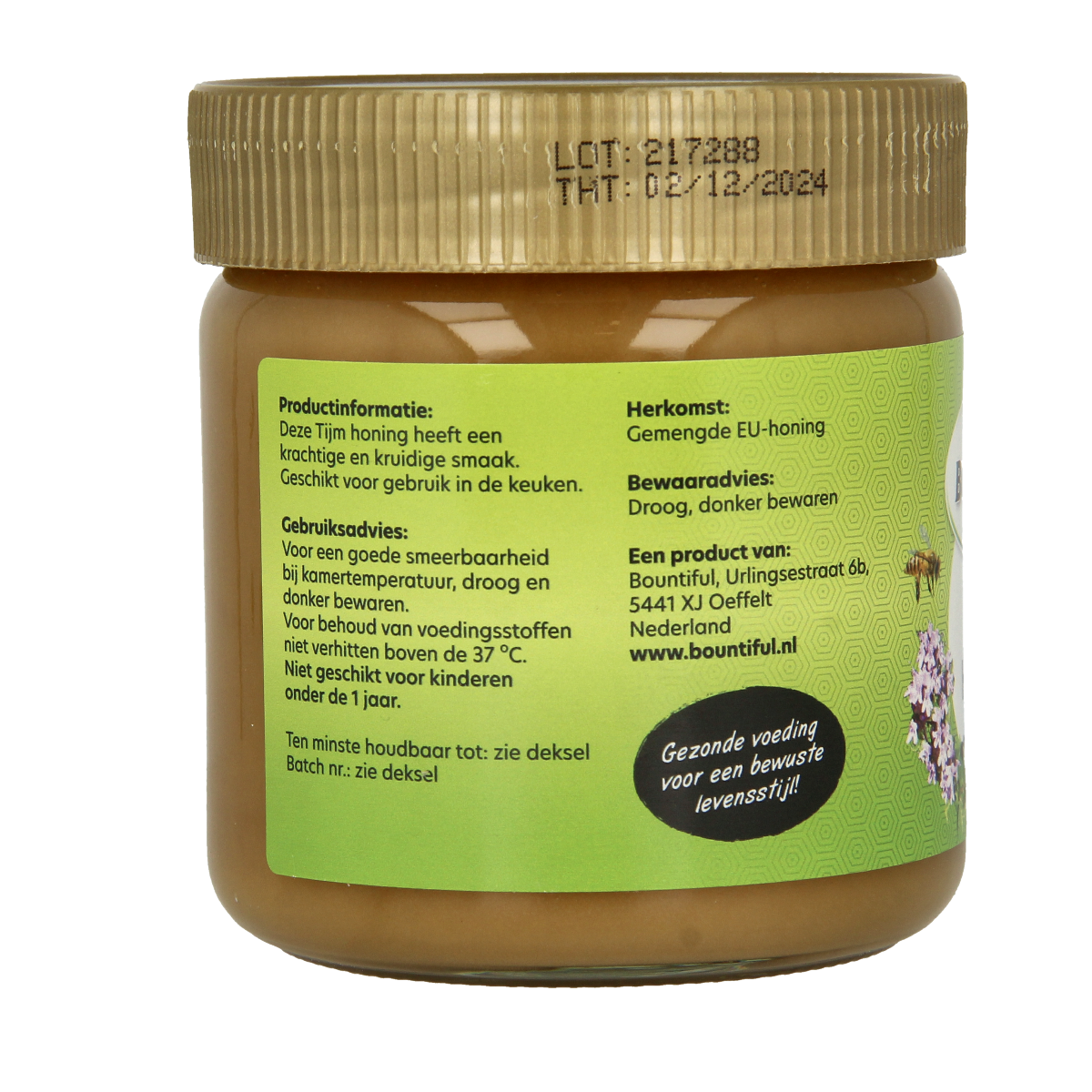 Bountiful Tijm honing 500.00 Gram