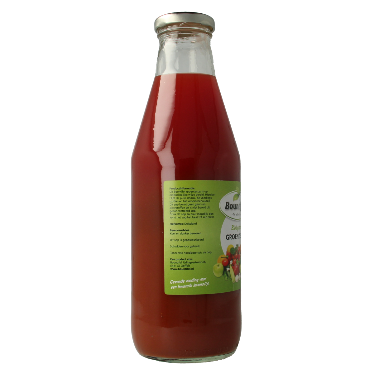 Bountiful Groentesap bio 750.00 Milliliter