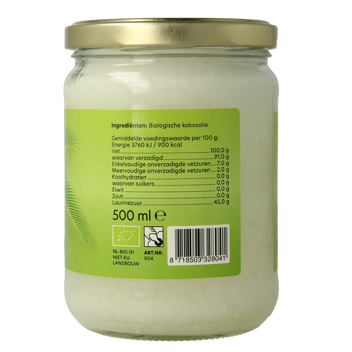Bountiful Kokosolie extra virgin bio 500.00 Milliliter