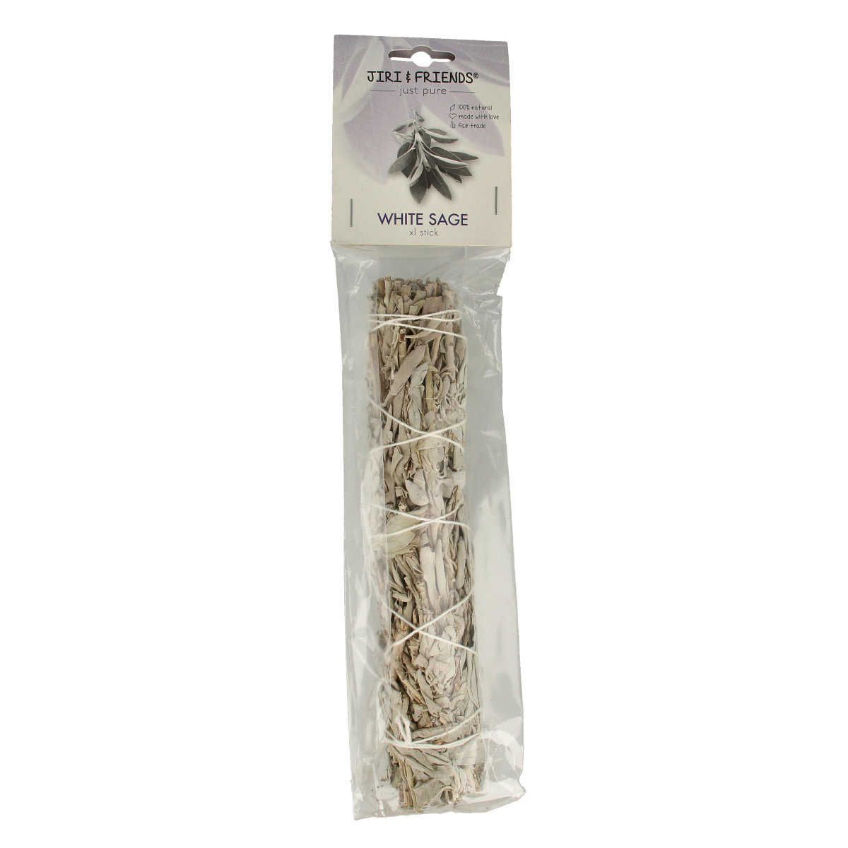 Jiri & Friends Wierook witte salie XL stick 1.00 Stuks