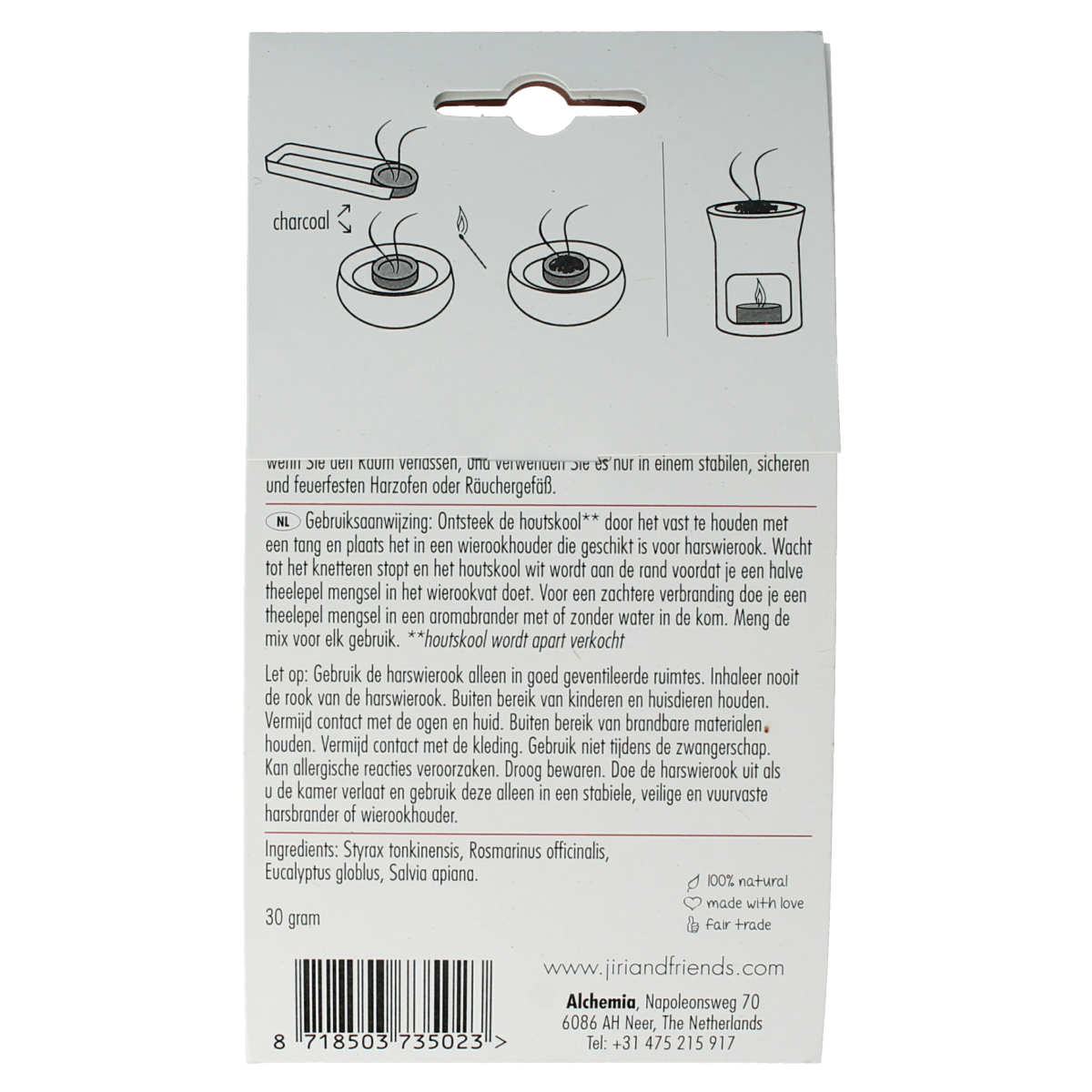 Jiri & Friends Harswierook clear mind 30.00 Gram