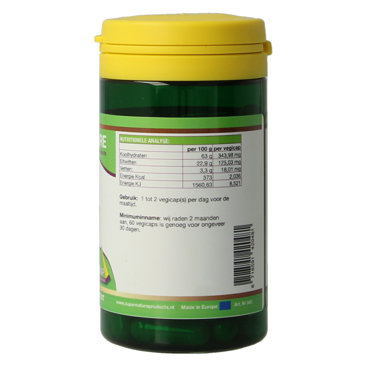 SNP Gember 400 mg 60.00 Vegetarische capsules