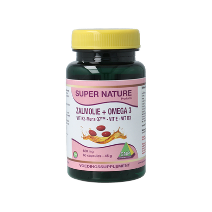 SNP Zalmolie & vit. K2 mena Q7 & vit. D3 & vit. E 60.00 Capsules